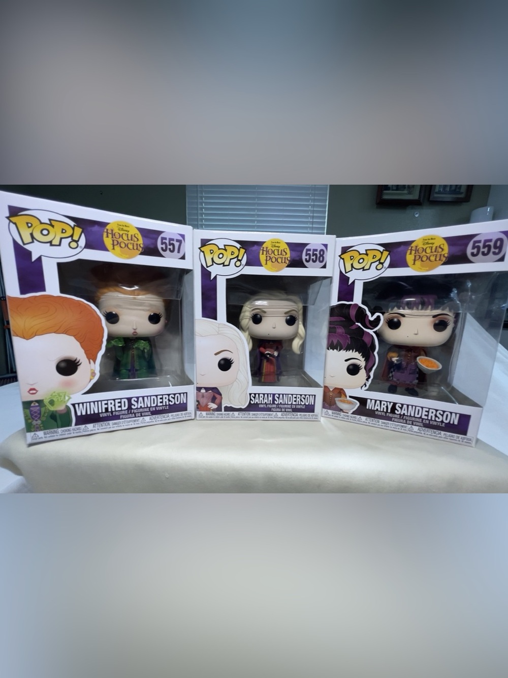 Hocus Pocus Sanderson Sisters Funko Pop Set #557 #558 #559